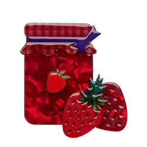 Erstwilder Popular Preserve Brooch Rare